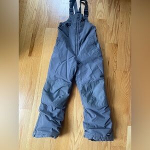 Kids Squall Waterproof Insulated Iron Knee Snow Bibs Snowpants LandsEnd Unisex 8
